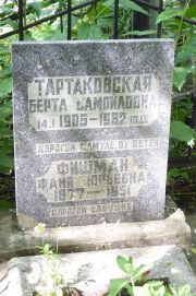 Тартаковская Берта Самойловна, Москва, Востряковское кладбище